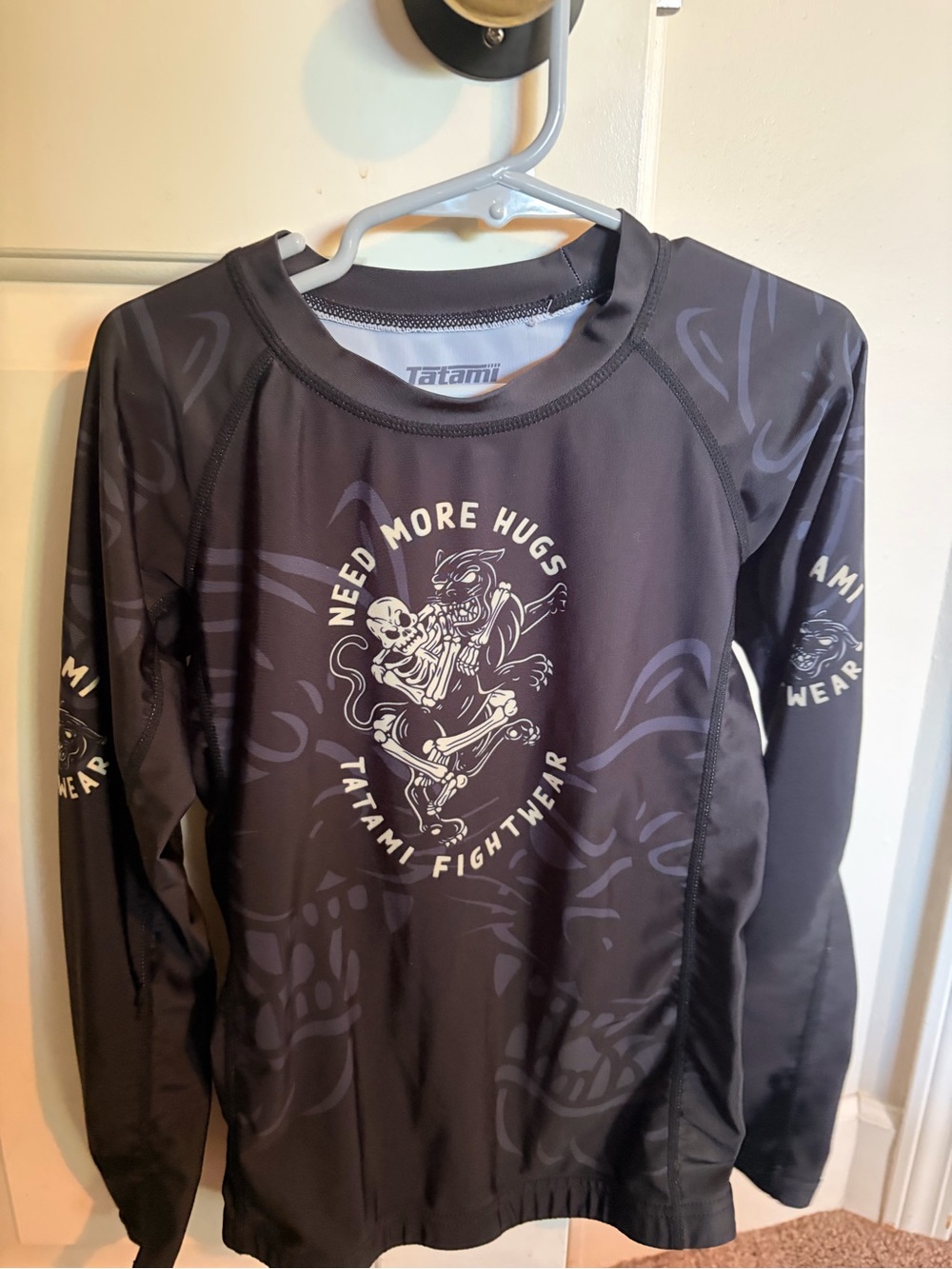 Tatami Fightwear Kids' Long Sleeve Rash Guard - Black